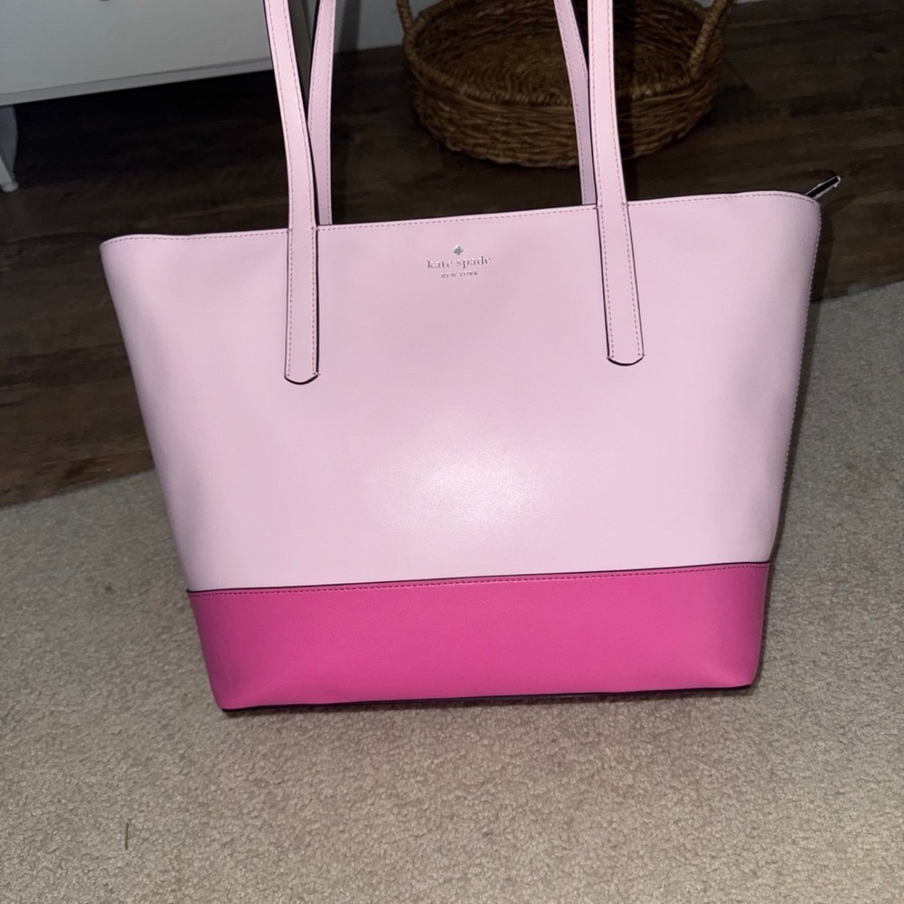 Kate Spade Two-Tone Pink Tote